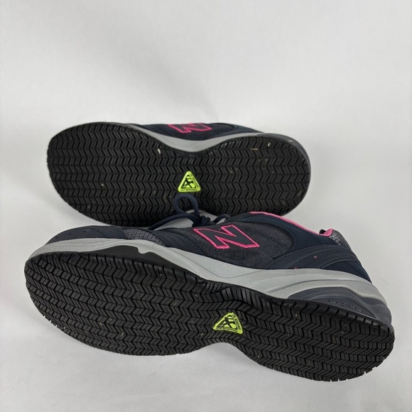 New Balance Work Shoes/Low Boots, Gray Pink, 627 Industrial Steel Toe, Sneaker - Picture 8 of 11